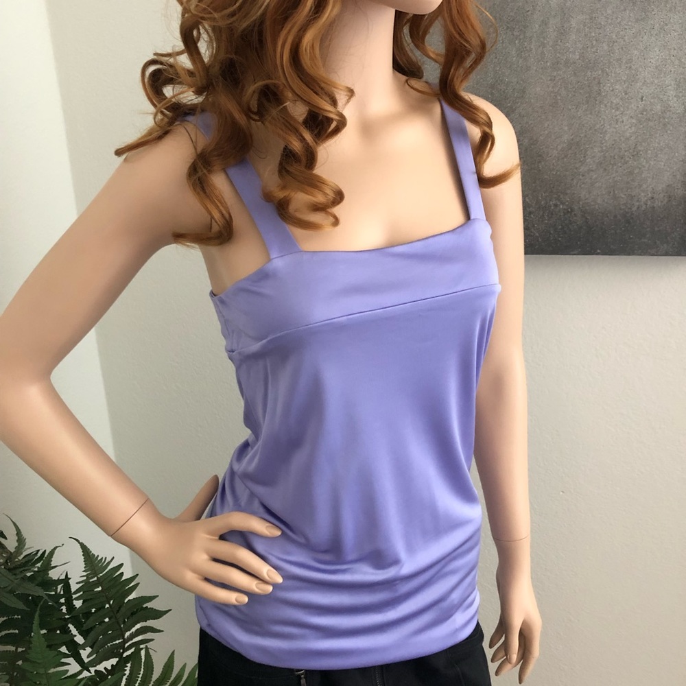 Guess by Marciano Periwinkle Satin Tank Top